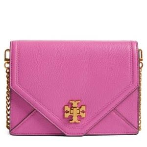 Tory Burch Kira Leather Envelope Clutch
